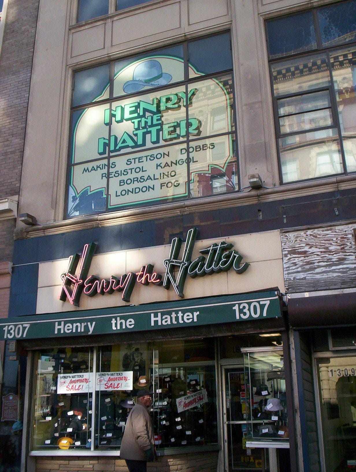 henry the hatter downtown